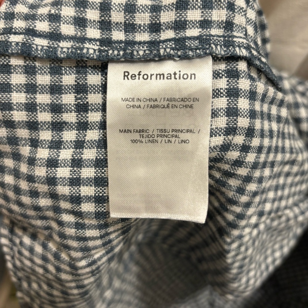 Reformation Tavi Linen Dress - Picture 4 of 5